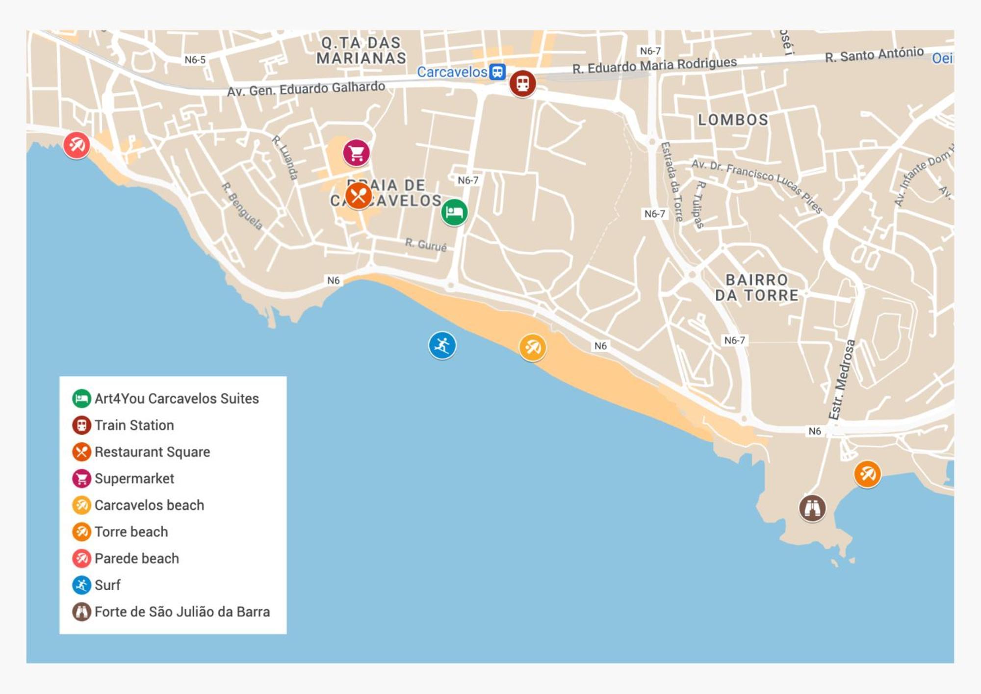 Art 4 You Carcavelos Suites Luaran gambar